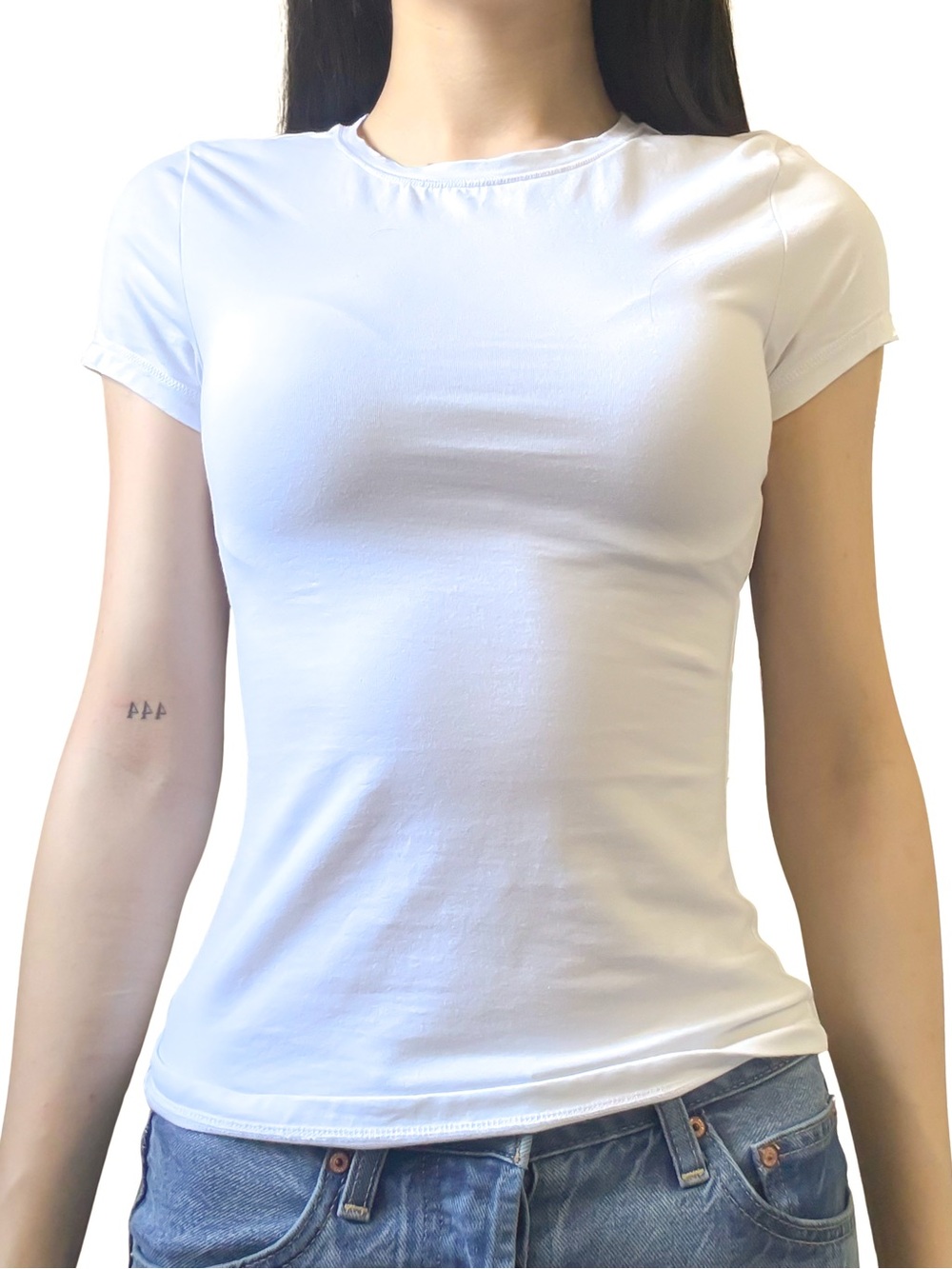 GARAGE Classic Crewneck Tee Shirt White Size XXS GUC - Picture 1 of 10
